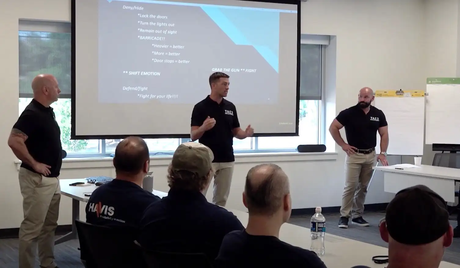 TAC3 Solutions instructors leading a tactical training class